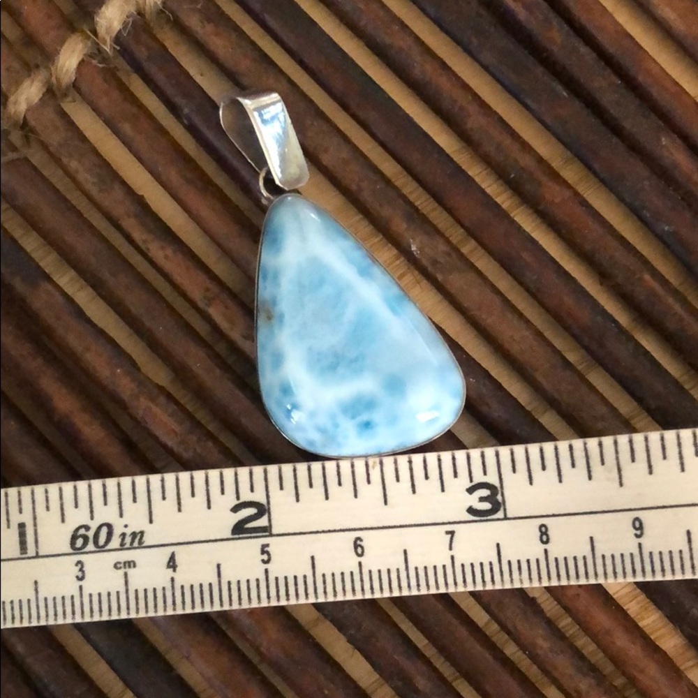 Sterling Silver Larimar Pendant - Picture 2 of 6